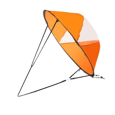 SUPVOX Kayak Sail Portable Canoe Wind Sail with Folding Design Paddle Canoe Accessories (108cmx108cm)