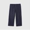 GAP Boys FLANNEL BOTTOM Navy Stripe 6 view 2