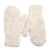 KIDS 100% Wool Mittens, Double-Layer of Natural Dye-Free Mongolian Sheep Wool, Warm Cozy, One pair (Light gray, Large) view 2