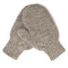 KIDS 100% Wool Mittens, Double-Layer of Natural Dye-Free Mongolian Sheep Wool, Warm Cozy, One pair (Dark gray, Medium) view 1