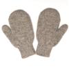 KIDS 100% Wool Mittens, Double-Layer of Natural Dye-Free Mongolian Sheep Wool, Warm Cozy, One pair (Dark gray, Medium) view 4