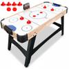 SereneLife 58" Air Hockey Game Table, w/ Built-in Score Tracker & Puck Dispenser, Digital LED Scoreboard & Accessories view 1
