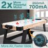 SereneLife 58" Air Hockey Game Table, w/ Built-in Score Tracker & Puck Dispenser, Digital LED Scoreboard & Accessories view 2