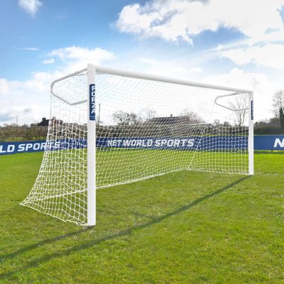 FORZA Aluminum Soccer Goals [11 Sizes] | Professional Soccer Goal Posts *The Goal Nets Used by MLS & Premier League Clubs* (Alu110 Socketed, 12ft x 6ft)