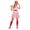 Morph - Pink Baseball Costume - Baseball Player Costume - Softball Halloween Costumes For Women - Movie Character Costumes Plus Size, 3X-Large view 1