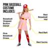 Morph - Pink Baseball Costume - Baseball Player Costume - Softball Halloween Costumes For Women - Movie Character Costumes Plus Size, 3X-Large view 2