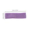 Didiseaon 3pcs Sports Headband Wristband Set Thin Cotton Spandex Purple Bulk Sweat Bands for Head Men Women Fitness Accessory view 2