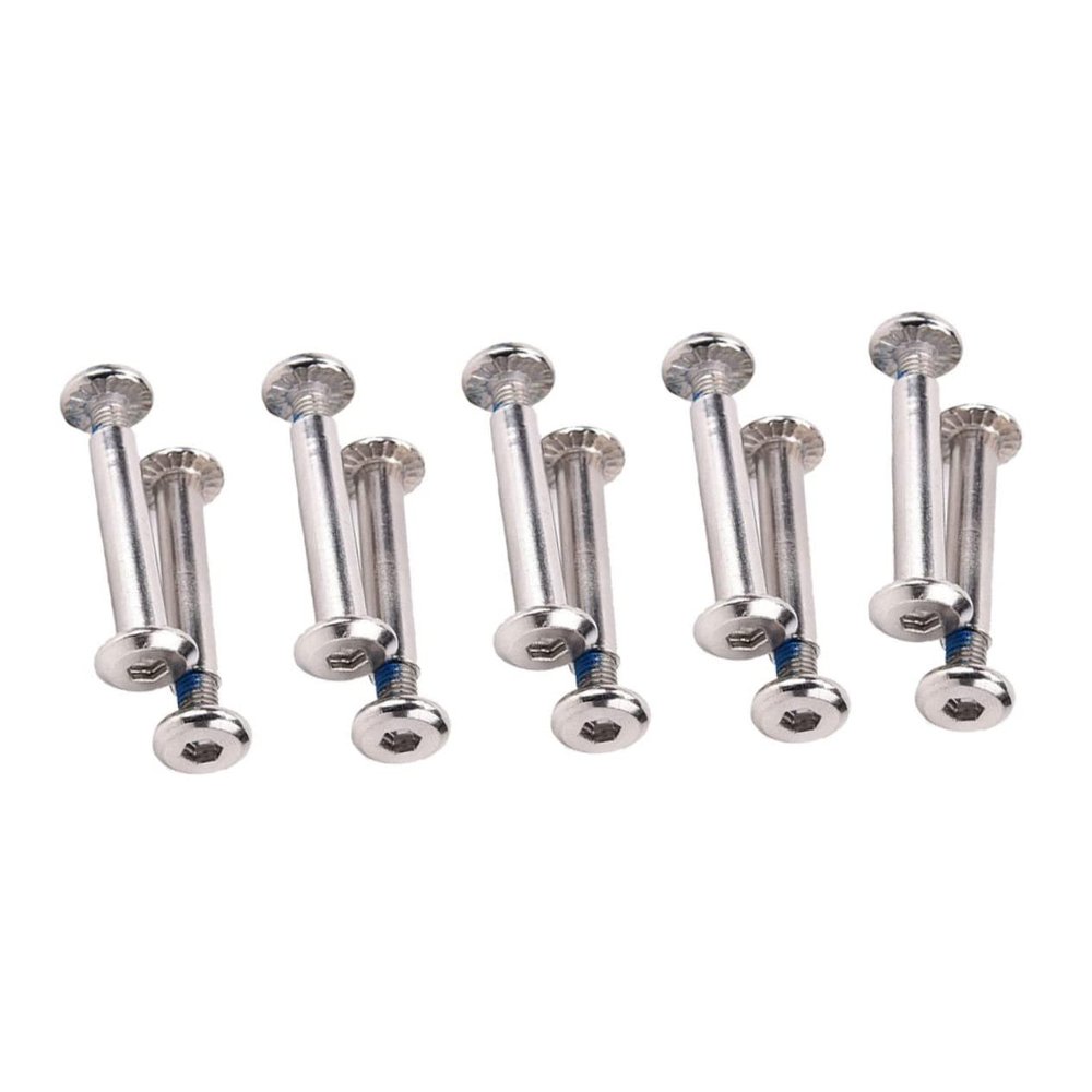 BESPORTBLE 16pcs Inline Skates Screw Replacement Kit Axle Screws for Roller Skates Bearings Fasteners Enhanced Longevity and Reliability for Skating Performance