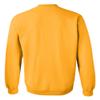 CornBorn Missouri Football Sweatshirt - Crewneck Fleece Horiz Stripe Mizzou Tigers - Gold - Large view 2