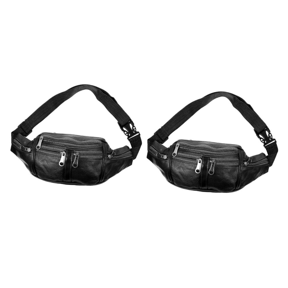 Kisangel 2pcs Multifunction Waist Bag for Running Hiking and Outdoor Adventures Lightweight Portable Pouch for Men Storage and Design