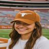 Officially Licensed Texas University Clean Up Hat Classic Relaxed Fit Adjustable Team Logo Embroidered Cap view 3
