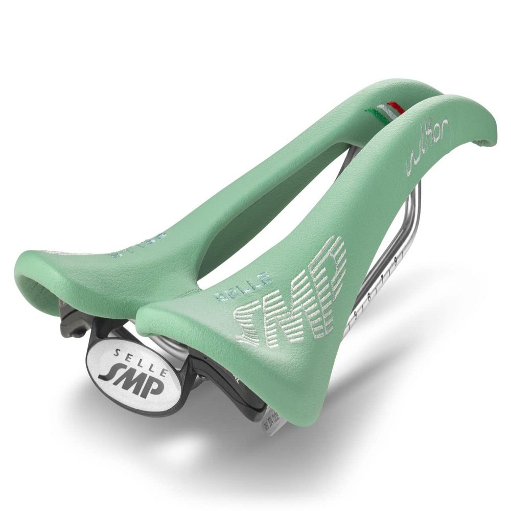 Selle SMP Vulkor Bicycle Saddle with Carbon Rails (Celeste)