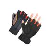 BESPORTBLE 1pair Outdoor Half Finger Training Gloves Wrist Support for Weightlifting and Strength Training Palm Design Breathable Material Orange view 1