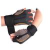BESPORTBLE 1pair Outdoor Half Finger Training Gloves Wrist Support for Weightlifting and Strength Training Palm Design Breathable Material Orange view 4