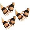 BESPORTBLE 3pcs Weight Lifting Gloves Women Men Gym Workout Half Finger Gloves Non-Slip Silicone Padded Wrist Support view 1
