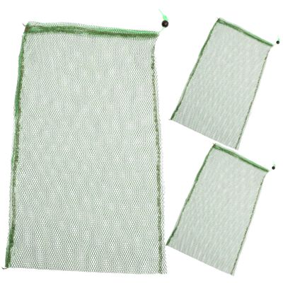 BESPORTBLE Fishing Net Pouch Mesh Bags for Boys and Girls Fish Collection Pouch Fishing Supplies Storage Bag Random Color