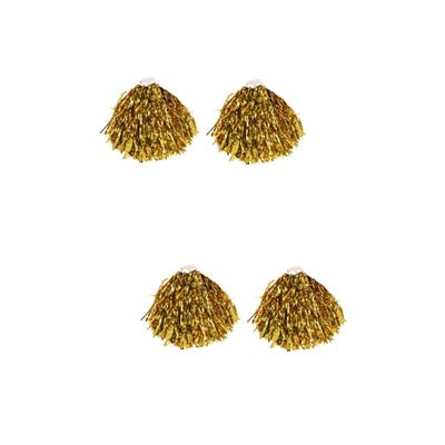 BESPORTBLE 2 Pairs 50g Plastic Ring Pom Poms Cheerleading Kids College High School Cheer Party Decorations
