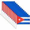Cuba Car Flags with Window Mount Clip (12 x 17 Inches, 12 Pack) view 1