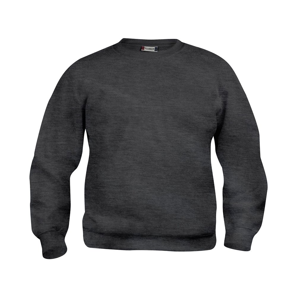 Clique Unisex Stockholm Crewneck Sweatshirt, Anthracite Melange, XS