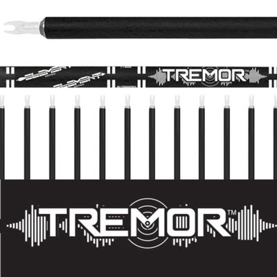 Flying Arrow Archery Element Series Arrows Tremor Arrows | .385" ID | Bare Shafts (.001 Straightness) | Carbon Fiber Arrow Shafts | Unfletched Arrows | 12-Pack (Spine: 300 (7.4 Grains Per Inch))