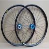AMeLL Wheels Mountain Bike Wheelset Bicycle Rim V Brake MTB Wheels Bolt On Solid Shaft Hub (Color: Black1pc, 27.5inch view 1