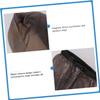 Happyyami 1pair PVC Rain Shoe Thicken Non- Overshoes for Adults High Tube Design Easy to Clean Portable for Cycling and Outdoor Use Coffee view 3