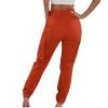 Womens Sweatpants Cargo Pants Baggy High Waisted Fashion Y2K Teen Girls Streetwear Parachute Cinch Bottom Jogger Pants Red view 3