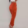Womens Sweatpants Cargo Pants Baggy High Waisted Fashion Y2K Teen Girls Streetwear Parachute Cinch Bottom Jogger Pants Red view 4