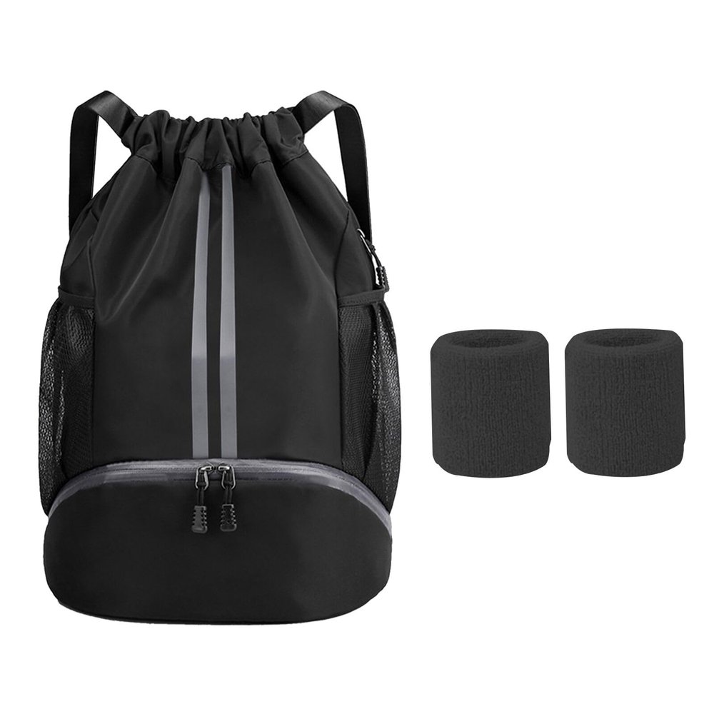 Soccer Bag Sports Drawstring Backpack String Swim Gym Bag for Men Women with Ball and Shoe Compartment Soccer Backpack Football Backpack Basketball Volleyball Bag Waterproof Sports Gym Backpack