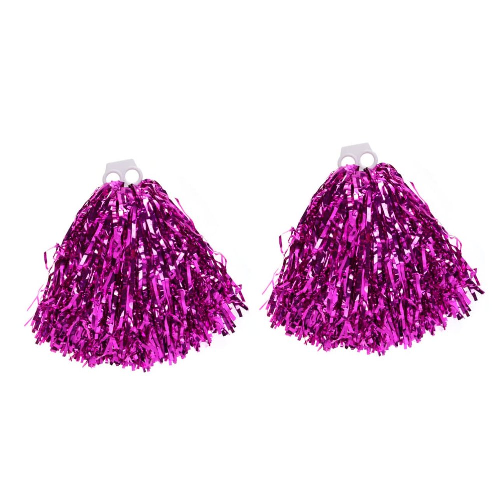 HANABASS Cheer Poms Plastic Ring Poms for Cheerleader Kids College High School Sports