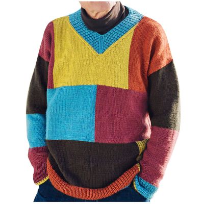 Uillui Men's Casual Shawl Collar Cardigan Sweater Vintage Western Tribal Aztec Print Ethnic Sweater Knitted Button Sweaters