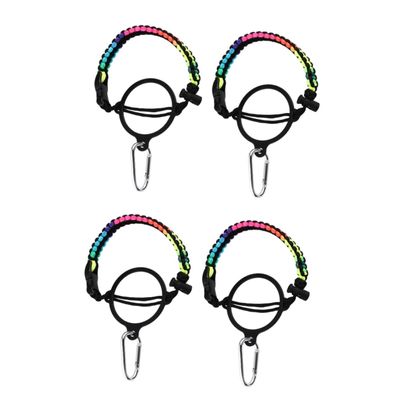 GANAZONO 2sets Carabiner for Insulated Cup Holder Umbrella Rope Water Bottle Handle Bottle Strap Safety Strap Sturdy Comfortable Emergency Preparedness 2pcs*2