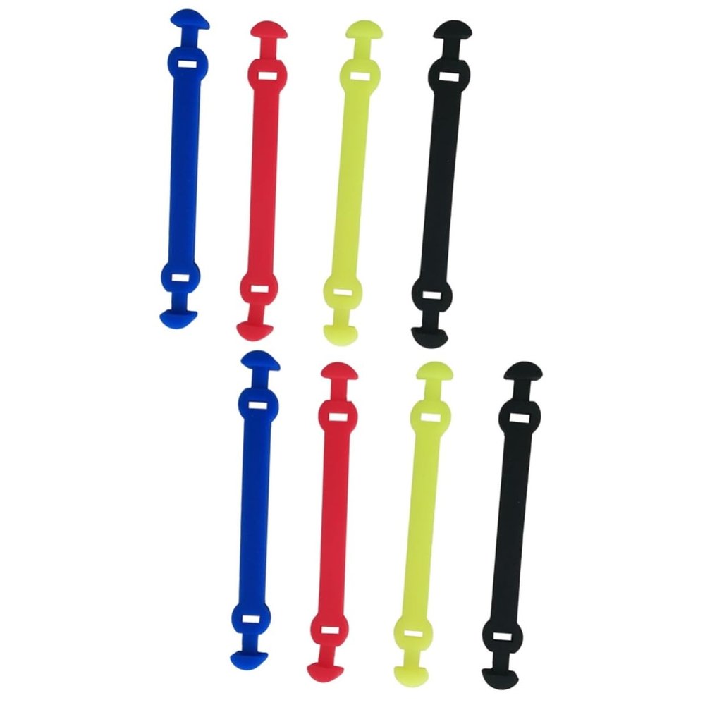 HANABASS 8pcs Silicone Tennis Racket Dampeners Long Absorbers for Reducing Vibration Comfortable Tennis Supply