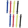 HANABASS 8pcs Silicone Tennis Racket Dampeners Long Absorbers for Reducing Vibration Comfortable Tennis Supply view 1
