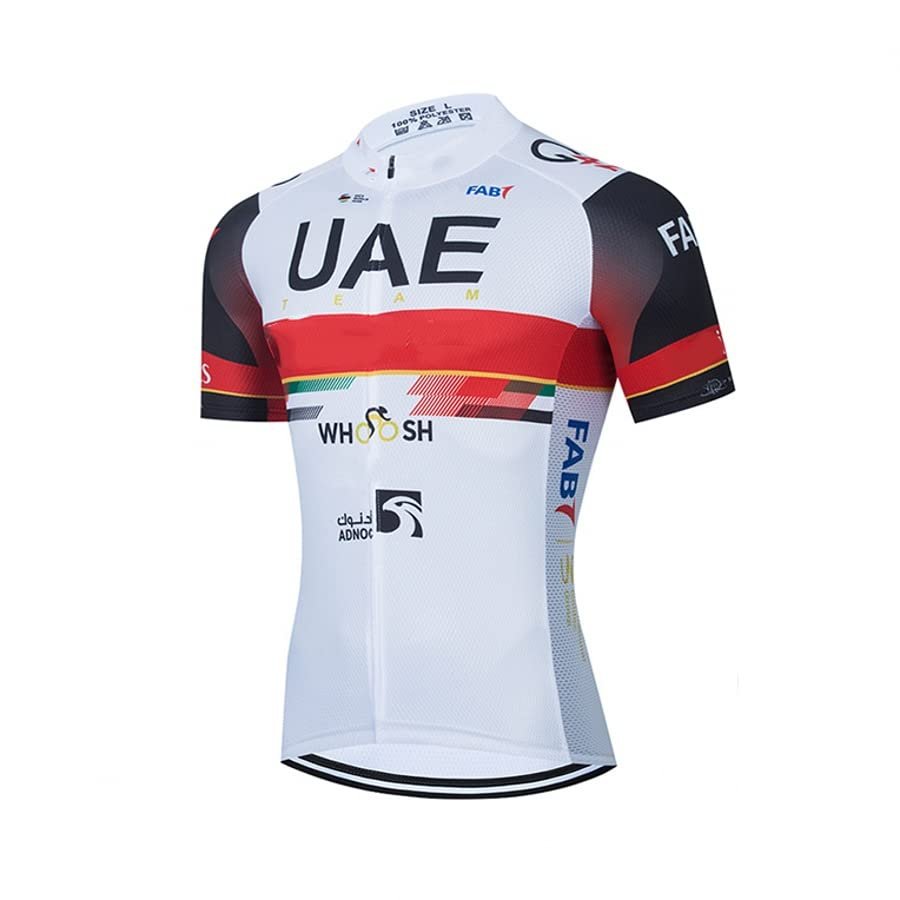 2022 Pro Team UAE Cycling Jersey for Men,Short Sleeve Quick Dry Bike Shirt (m)