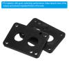PATIKIL 1/4" Skateboard Riser Pads, 2 Pack PU 3x2 Skateboard Riser Pads Angled Wedge Shock Pads for Skateboard Truck, Black view 4