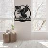 LohxA Custom Eagle Signs, Personalized, Metal Signs, Home Decor Signs, Metal Wall Art, Wildlife Metal Home Decor, Personalized Holiday Gifts (Style-2) view 2