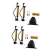 Yardwe 2sets Portable Lightweight Air Pump Handle and Foot Pedal for Inflatables Basketballs Soccer Tire Pump Kit Needles and Mesh Bag view 1