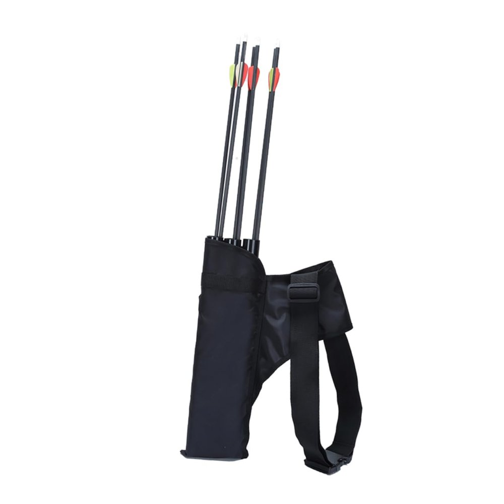 Yardwe Cylinder Arrow Single Waist Bag Large Capacity for Portable Arrow Holder for Outdoor Activities