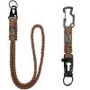 DDOUT Heavy Duty Paracord Badge Lanyard and Keychain with USA Flag, Tactical Braided Military Lanyard for Keys view 1