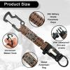 DDOUT Heavy Duty Paracord Badge Lanyard and Keychain with USA Flag, Tactical Braided Military Lanyard for Keys view 4