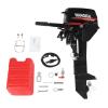 2 Stroke Outboard Motor, 169CC 12HP Boat Motor Boat Engine Motor, Heavy Duty Outboard Boat Motor Inflatable Marine Fishing Boat Yacht Engine with Water Cooling System, Tiller Control view 1