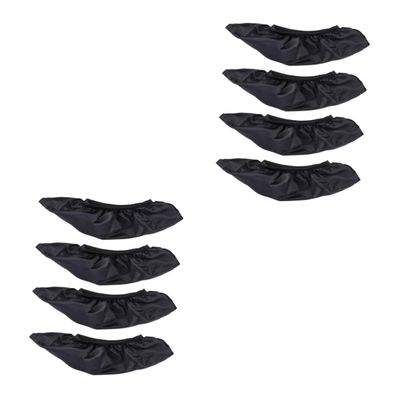 Yardwe 4pairs Breathable Washable Nylon Skate Shoe Covers for Ice and Roller Skates for Outdoor Activities and Travel Keeps Shoes Clean