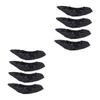 Yardwe 4pairs Breathable Washable Nylon Skate Shoe Covers for Ice and Roller Skates for Outdoor Activities and Travel Keeps Shoes Clean view 1
