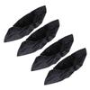 Yardwe 4pairs Breathable Washable Nylon Skate Shoe Covers for Ice and Roller Skates for Outdoor Activities and Travel Keeps Shoes Clean view 4