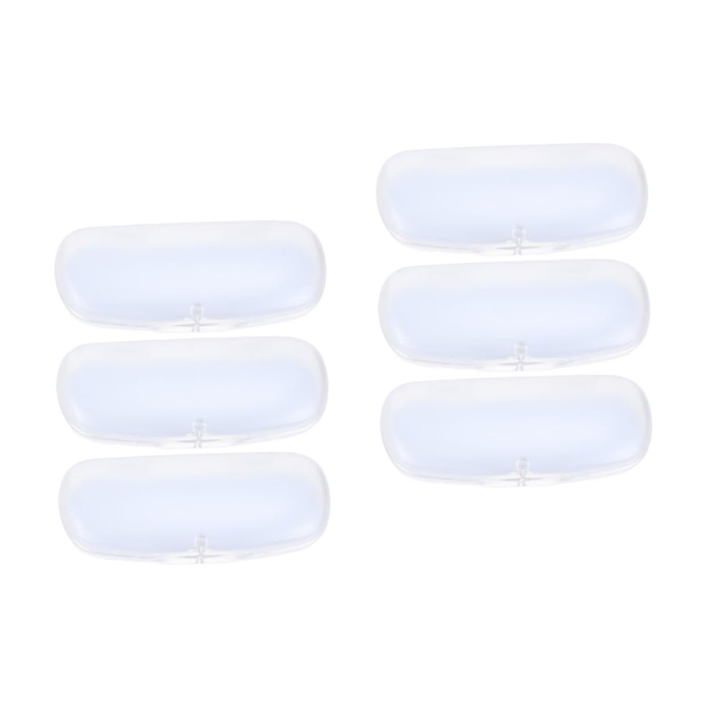 TENDYCOCO 6 Pcs Glasses Case Plastic Shot Glasses Eyes Display Case Sun s Suns Organizer Plastic s Goggles s Clear Pvc Storage Box Travel Portable