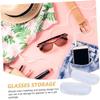 TENDYCOCO 6 Pcs Glasses Case Plastic Shot Glasses Eyes Display Case Sun s Suns Organizer Plastic s Goggles s Clear Pvc Storage Box Travel Portable view 3