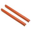 PATIKIL 11.8 Inch Skateboard Deck Guards Protector, 2 Pack Skate Deck Edge Protection Skateboard Protective Gear, Orange view 1