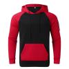 Uillui Mens Tracksuit Athletic 2 Piece Outfits Casual Contrast Jogger Set Activewear Hoodie Sweatpant Workout Sweatsuit Sets view 3