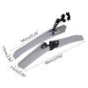 ASYWISH Bike Set Adjustable Front Rear Bicycles Mud Guard Cycling Splash Guard for Mountain Road Bike Riding Flexible Bicycles view 4